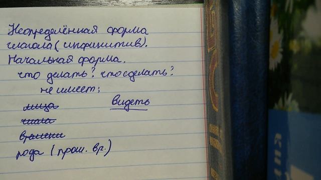 Неопределенная форма глагола (5 кл). смотреть онлайн