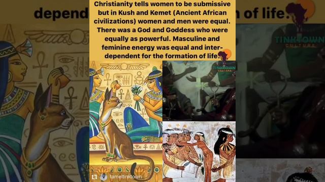 The Abrahamic vs Kemetic view of the woman