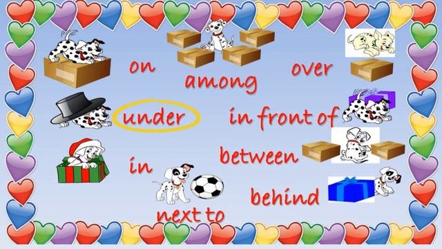 ESL Prepositions of place | Classroom Games. Предлоги места в английском языке.