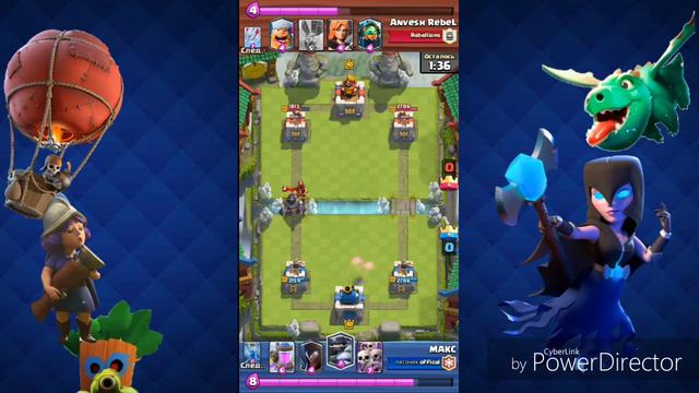 Самый эпичный бой.В истории clash royale!