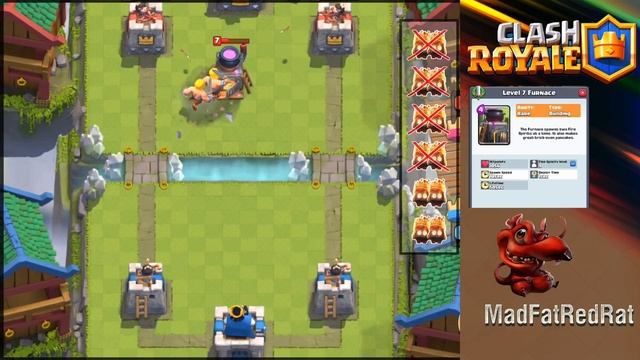 CLASH ROYALE - КАК КОНТРИТЬ ПЕЧЬ смотреть онлайн