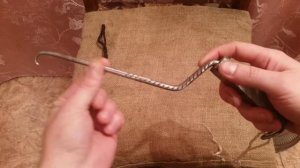 Самодельный удобный крючок для вязки арматуры