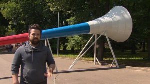Ruptly TV. Гигантская вувузела в парке "Сокольники"