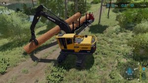 Exporting GIANT SEQUOIA logs with a TRAIN | Silverrun Forest | FS22 Platinum Edition | Episode 34