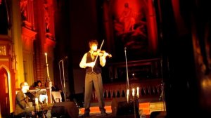 Alexander Rybak playing a short piece (a partita) of Chaconne by Johan Sebastian Bach