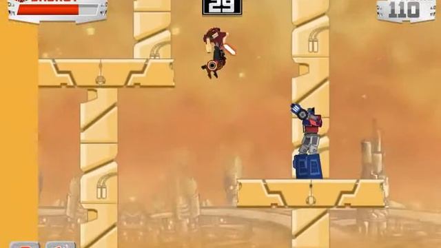 Прохождение Игра Transformers Cybertron Roll Out смотреть онлайн