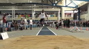 2012 A-10 Men's Triple Jump Champion - Ronald Woodley
