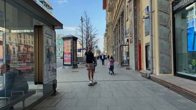 4K Walking Streets Moscow. Moscow-City 2023