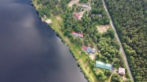 03.08.20 озеро Лососинское с высоты 500м