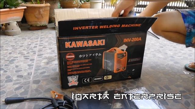 Unboxing: Kawasaki Welding Machine Inverter 200A