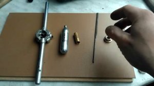 Ручка для надфиля из баллона от углекислого газа