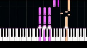 Bach/Marcello - Adagio - Concerto in D Minor, BWV 974 (Intermediate Piano Tutorial)