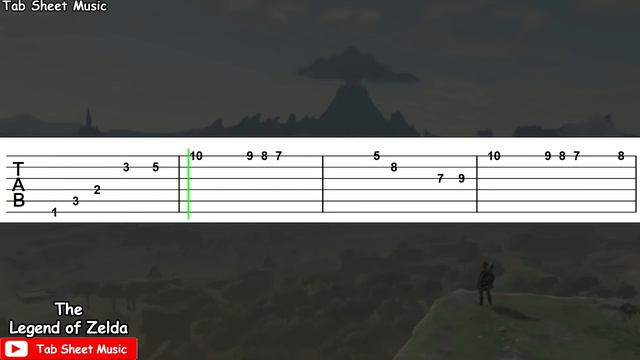 The Legend of Zelda: Ocarina of Time - Title Theme Guitar Tutorial