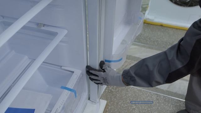 Замена уплотнителя с креплением в паз