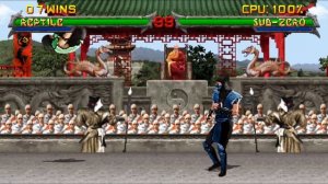 Mortal Kombat 2 Remix MUGEN - REPTILE - Полный проход!
