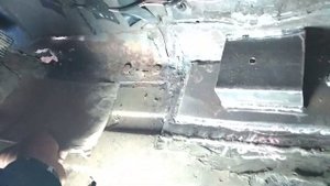 Сварка полуавтоматом / Нива Ремонт ставлю Латки #нива #сварка