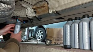 Audi Q7 Замена масла в коробке