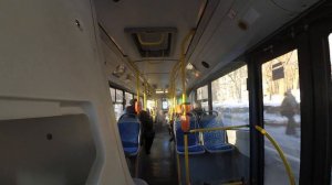 Электробус "2375 по 9" одну остановочку в СПб 14-**: Volgabus-5270.E0 2375 по №9 (19.02.22)