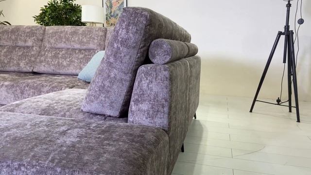 Угловой диван-кровать "Хадсон" с мягкой банкеткой смотреть онлайн