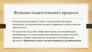 Модуль 2 Образование как общественное явление и педагогический процесс ОМВ.