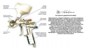 Покраска забора краскопультом. Как покрасить забор.mp4