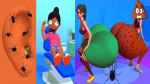 Мобильные игры Earwax Clinic и Twerk Race  прохождение, геймплей и новые уровни для Android и iOS