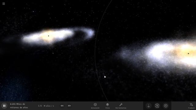 Universe Sandbox 2 Via Lactea vs Andromeda смотреть онлайн