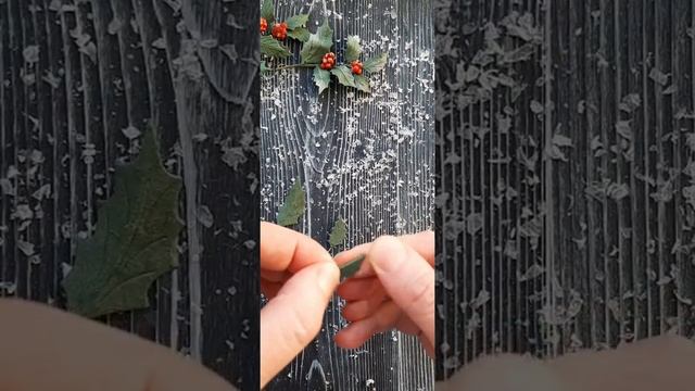 МК "Остролист с ягодками" смотреть онлайн