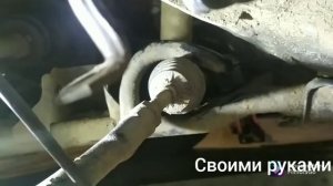 Замена втулок стабилизатора,(резинок) Hyundai Elantra HD