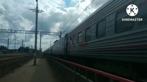 ЭП1 с дальним поездом "Дневной экспресс" (Москва - Вологда) #gjtpl #софрино #дневной_экспресс