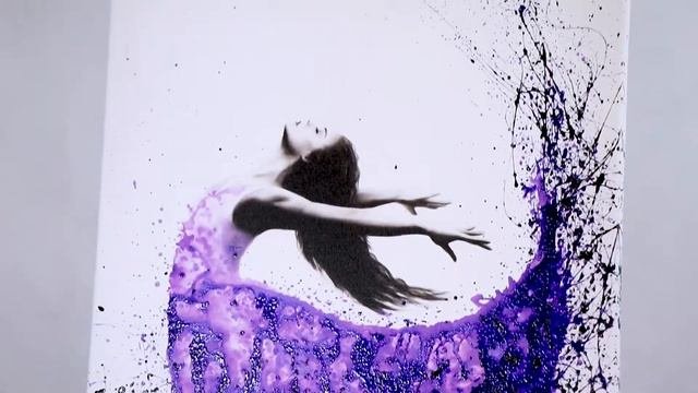 5D Картина  «Брызги красок. Арт 1»