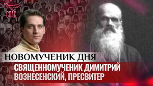 СВЯЩЕННОМУЧЕНИК ДИМИТРИЙ ВОЗНЕСЕНСКИЙ, ПРЕСВИТЕР / НОВОМУЧЕНИК ДНЯ
