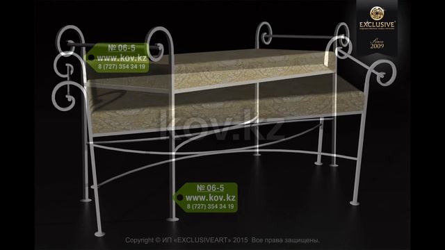 Банкетки кованые от ExclusiveArt