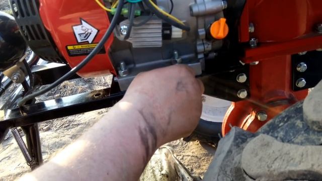 Первая замена масла после обкатки мотоблока Штенли (Shtenli) 1900 pro с пониженной передачей смотреть онлайн