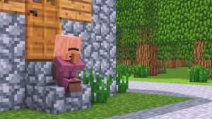 Zombie vs Villager Life 1 - Alien Being Minecraft Animation