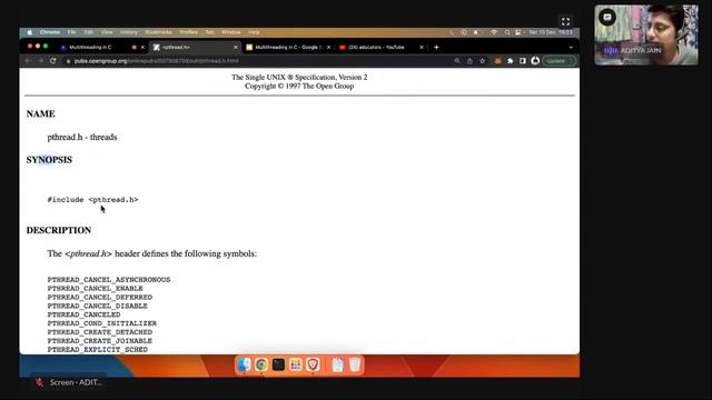 How to do Multithreading in C | Process vs Thread | ADITYA JAIN | LIVE at @craterclub8206| aducator смотреть онлайн