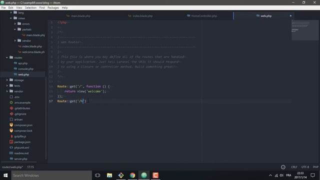 Créer un Blog avec Laravel 5.3 - Partie 1(Darija) إنشاء بلوق بواسطة لارافل 5.3 смотреть онлайн