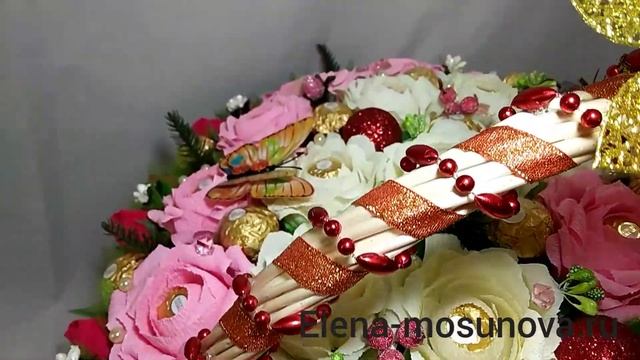 Самый шикарный подарок на НГ 2020, 14 февраля, 8 марта, на свадьбу, свадебный. Большой букет конфет смотреть онлайн