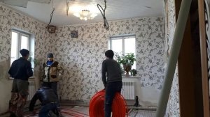 Объект в Ракитном меняем старую С_О врезаем теплые полы (РАСПАЙКА РАДИАТОРОВ МОНТАЖ ТЕПЛЫХ ПОЛОВ) #2