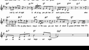 "Ornithology" - Charlie Parker - with Lyrics/Words on Melody & Solo by Anthony Proveaux