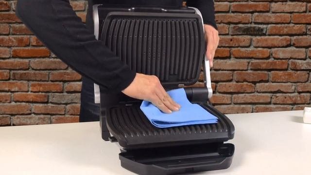 Электрогриль Tefal OptiGrill  Распаковка Обзор гамбургеры сэндвичи