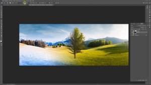 Photoshop Composing: Winter zu Frühling, mit nur einem Foto - Teil 1 #adobe [deutsch] [2022]