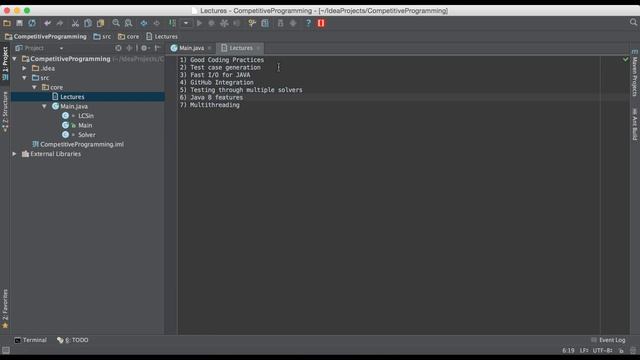 Competitive Programming In Java - Introduction