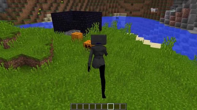 Becoming TV WOMAN in Minecraft! смотреть онлайн
