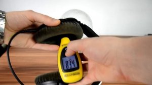 Sennheiser HD570 headphone sound dB test + frequency response