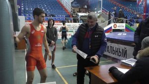 Взвешивание борцов до 65 кг, 2ч.