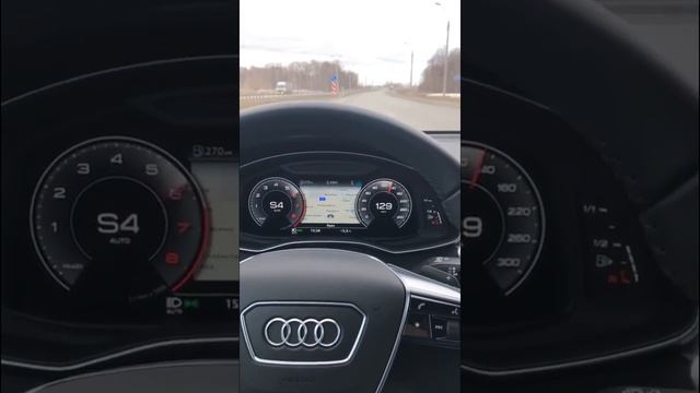 Audi A6 2019 3.0 TFSI 340 h.p. 0-190 acceleration