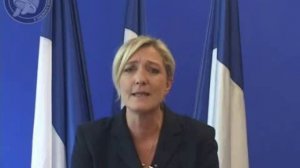 Marine Le Pen against ACTA treaty and HADOPI law - Juin 2011 (english sub)