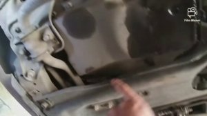 Пробили поддон АКПП на mazda demio.