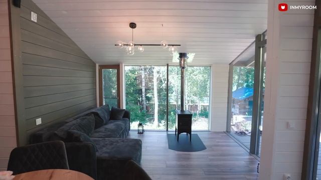 ? Максимально УЮТНЫЙ деревянный ДОМИК 43 м²! Дача, где Все оформили сами! Дизайн интерьера. Рум Тур смотреть онлайн